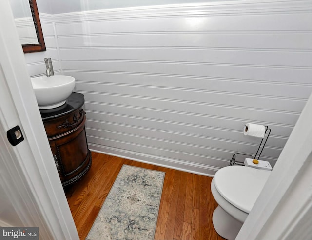 70 Marjessa Dr, Gilbertsville, PA 19525 - half bath featuring vanity and wood finished floors