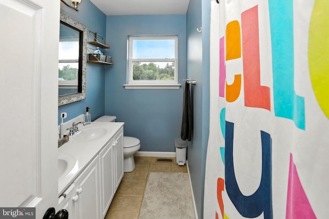 70 Marjessa Dr, Gilbertsville, PA 19525 - full bathroom featuring double vanity and tile patterned floors
