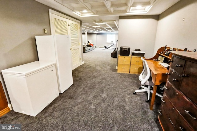 70 Marjessa Dr, Gilbertsville, PA 19525 - office space featuring dark colored carpet and baseboards