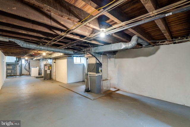 589 N Plum St, Lancaster, PA 17602 - basement featuring water heater and heating unit