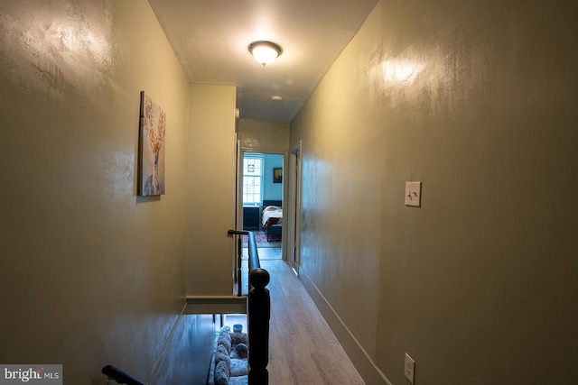 2507 Nicholas St, Philadelphia, PA 19121 - hallway featuring wood finished floors and baseboards