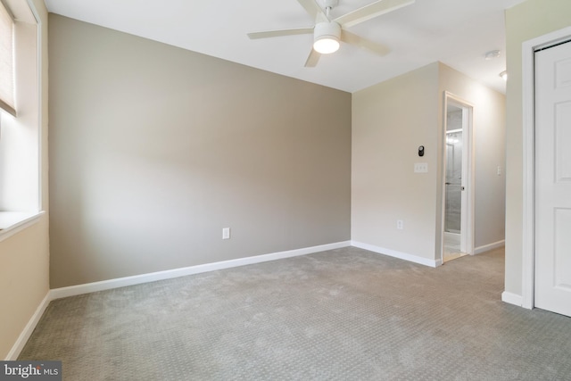 3343 Paine St, Baltimore, MD 21211 - carpeted spare room with ceiling fan and a smoke detector