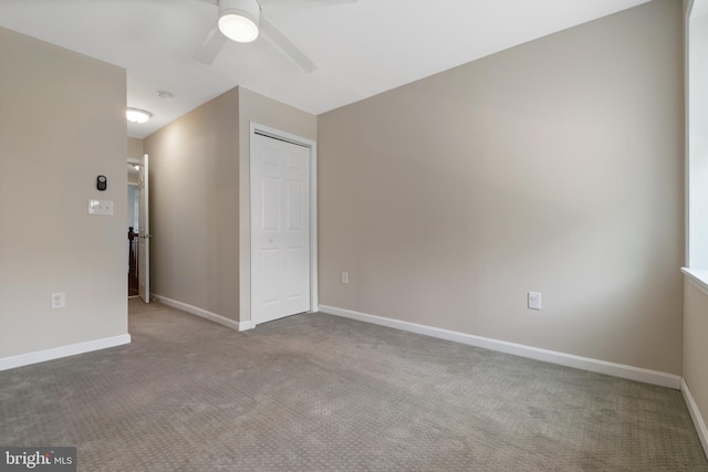 3343 Paine St, Baltimore, MD 21211 - carpeted spare room with ceiling fan and a smoke detector