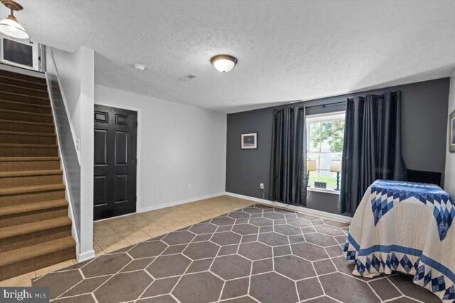 214 Salt Lick Rd, Front Royal, VA 22630 - bedroom featuring tile patterned floors and a textured ceiling