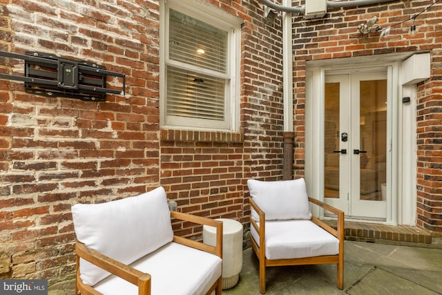 1811 19th St NW Unit 2, Washington, DC 20009 - view of patio / terrace with french doors