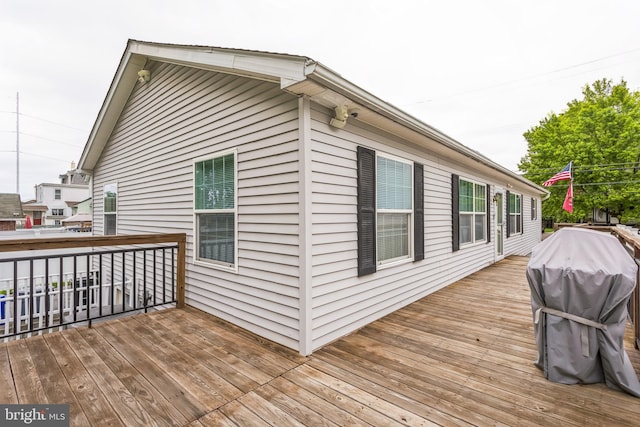 1622 Amosland Rd, Prospect Park, PA 19076 - deck featuring a grill