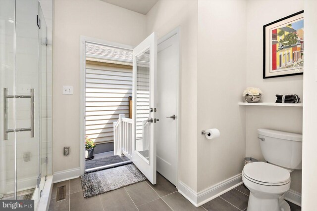 112 W Shore Dr, Milton, DE 19968 - full bath with a stall shower and tile patterned floors