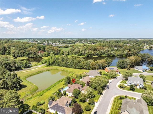 112 W Shore Dr, Milton, DE 19968 - aerial view of residential area featuring a nearby body of water