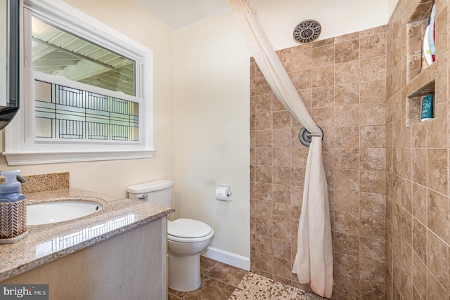3508 Garrett Ct, Aberdeen, MD 21001 - full bath with vanity, tile patterned floors, and tiled shower