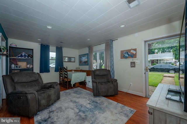 100 Garrett Rd, Glen Burnie, MD 21060 - living room featuring plenty of natural light and wood finished floors
