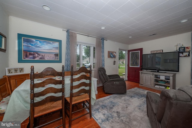 100 Garrett Rd, Glen Burnie, MD 21060 - dining room featuring wood finished floors and recessed lighting