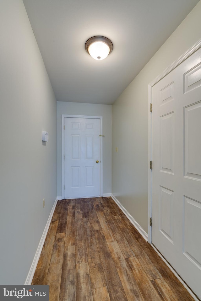 2312 Slater Hill Ln E Unit 62, York, PA 17406 - doorway with wood-type flooring and baseboards