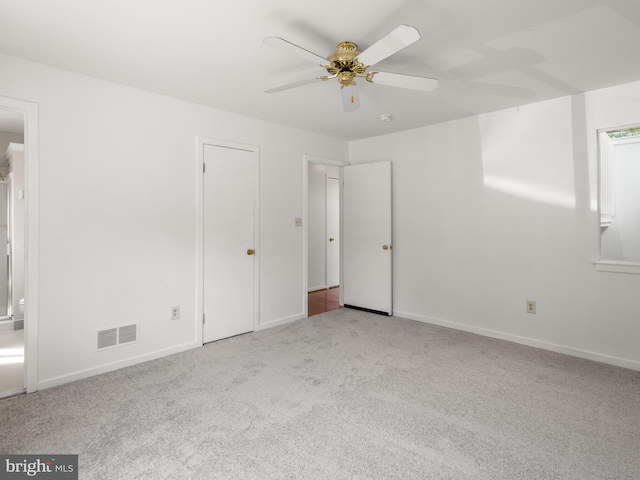 398 Lynetree Dr Unit 11-D, West Chester, PA 19380 - unfurnished bedroom featuring carpet floors and a ceiling fan