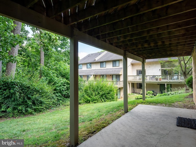 398 Lynetree Dr Unit 11-D, West Chester, PA 19380 - view of green lawn featuring a patio area