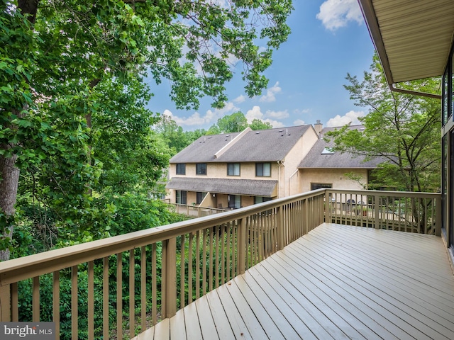 398 Lynetree Dr Unit 11-D, West Chester, PA 19380 - view of wooden deck