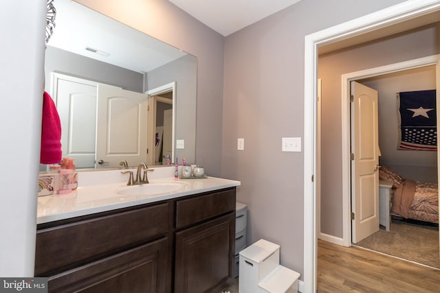 5 N Edinburgh Ct, Houston, DE 19954 - bathroom with vanity and wood finished floors
