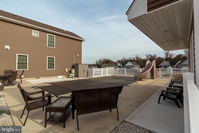 5 N Edinburgh Ct, Houston, DE 19954 - view of patio / terrace featuring outdoor dining space