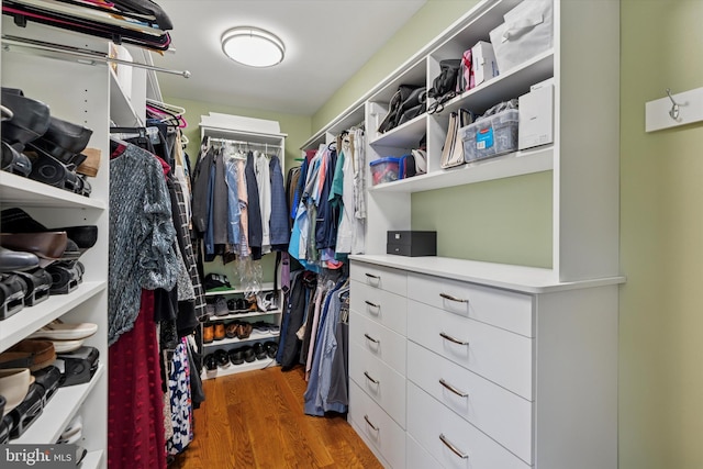 130 E State St, Media, PA 19063 - walk in closet with wood finished floors