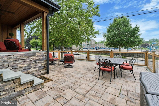130 E State St, Media, PA 19063 - view of patio featuring outdoor dining area