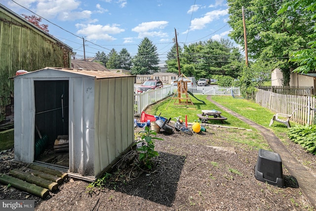 313 E Main St, Mechanicsburg, PA 17055 - fenced backyard with a shed