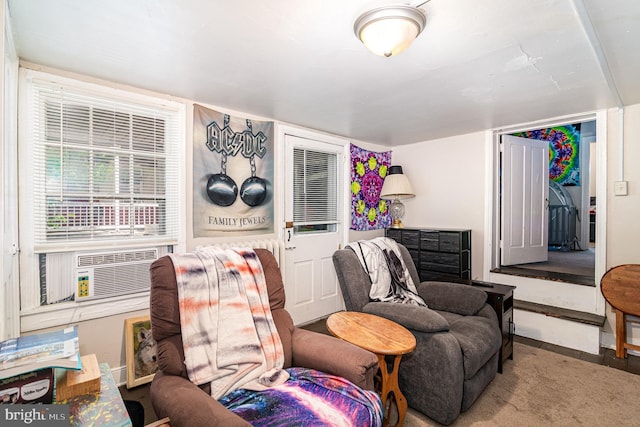 313 E Main St, Mechanicsburg, PA 17055 - living area featuring cooling unit and baseboards