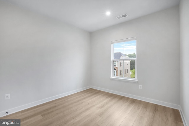 8109 Primrose Ln, Laurel, MD 20723 - unfurnished room with light wood-style floors and recessed lighting