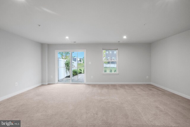 8109 Primrose Ln, Laurel, MD 20723 - carpeted empty room featuring recessed lighting