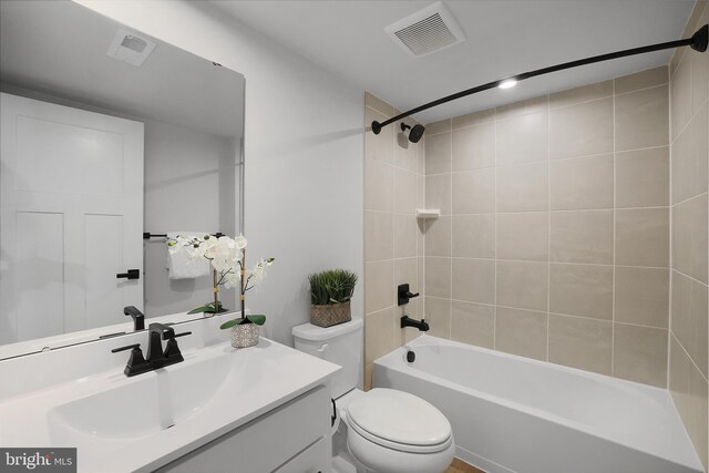8109 Primrose Ln, Laurel, MD 20723 - bathroom with shower / bathtub combination and vanity