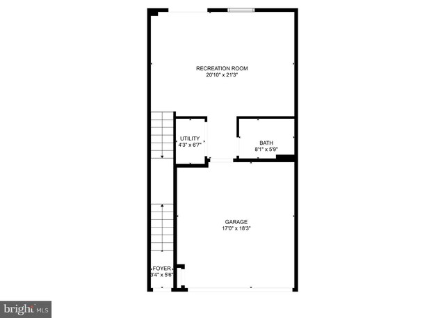 8109 Primrose Ln, Laurel, MD 20723 - view of room layout