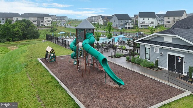 8109 Primrose Ln, Laurel, MD 20723 - community playground with a residential view