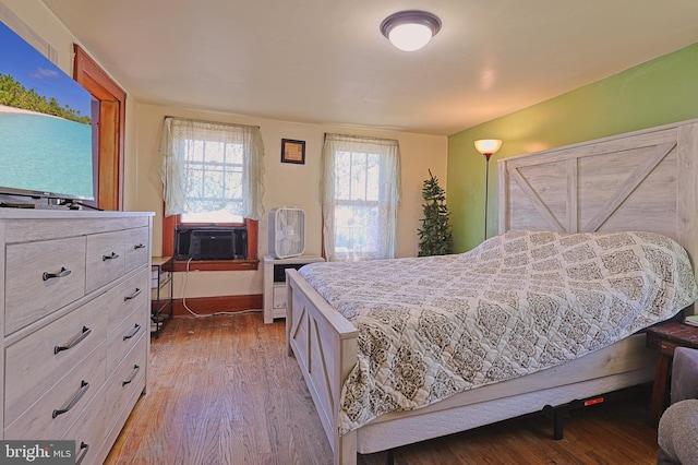 439 Columbia St, Cumberland, MD 21502 - bedroom featuring cooling unit and wood finished floors