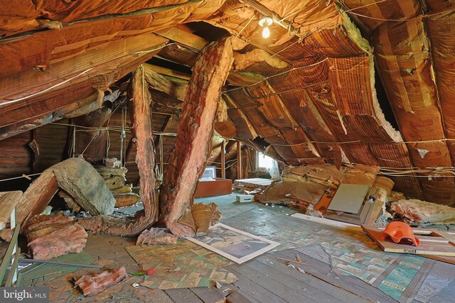 439 Columbia St, Cumberland, MD 21502 - view of attic