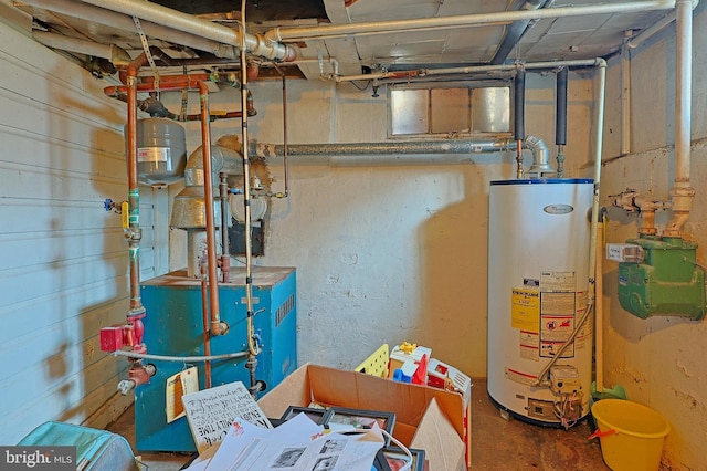 439 Columbia St, Cumberland, MD 21502 - utilities with water heater and a heating unit