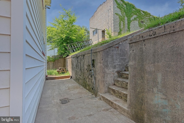 439 Columbia St, Cumberland, MD 21502 - fenced backyard featuring a patio area