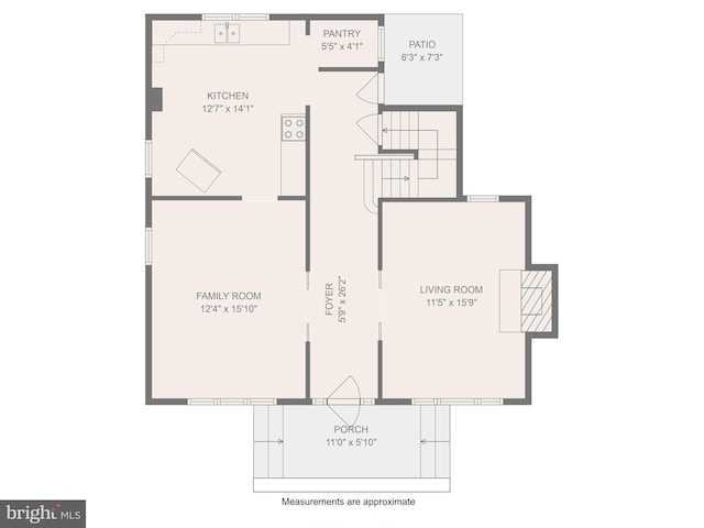 439 Columbia St, Cumberland, MD 21502 - view of room layout