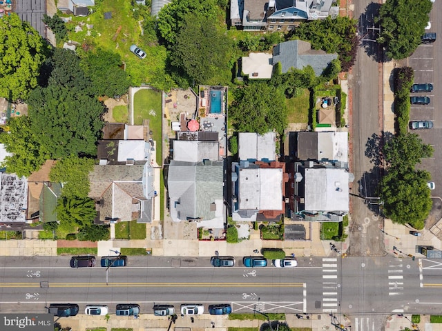 5509 Chew Ave, Philadelphia, PA 19138 - aerial view of property and surrounding area with nearby suburban area