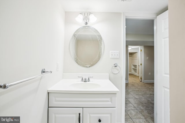 5909 Frederick St, Springfield, VA 22150 - bathroom featuring vanity and tile patterned floors