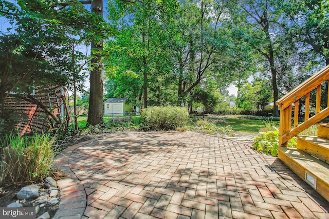 5909 Frederick St, Springfield, VA 22150 - fenced backyard featuring a patio area
