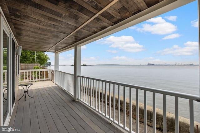 1 Risner Ave, Penns Grove, NJ 08069 - wooden deck with a water view