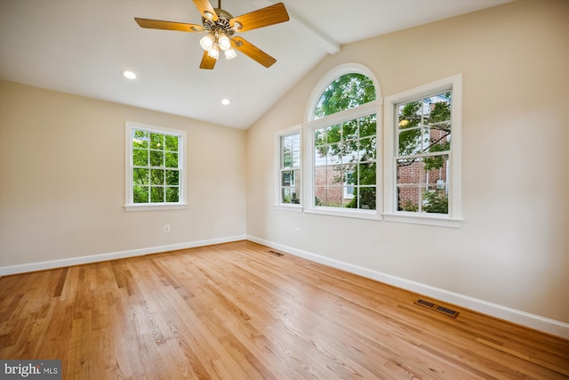 2013 Dayton St, Silver Spring, MD 20902 - unfurnished room with wood finished floors, ceiling fan, and recessed lighting