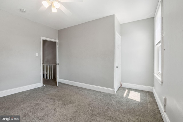 2006 N Mascher St, Philadelphia, PA 19122 - carpeted empty room with ceiling fan and a smoke detector