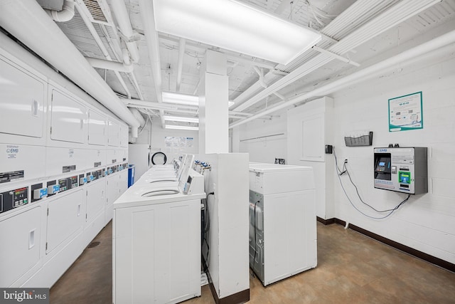 2737 Devonshire Pl NW Unit 321, Washington, DC 20008 - shared laundry with estacked washer and dryer and washer and dryer