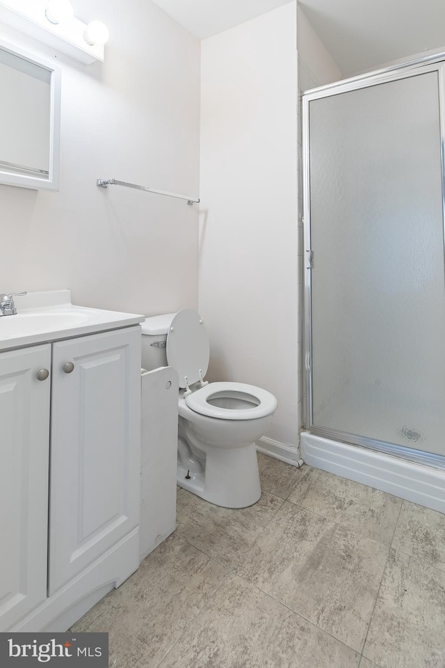 12803 Climbing Ivy Dr, Germantown, MD 20874 - bathroom featuring vanity and a shower stall