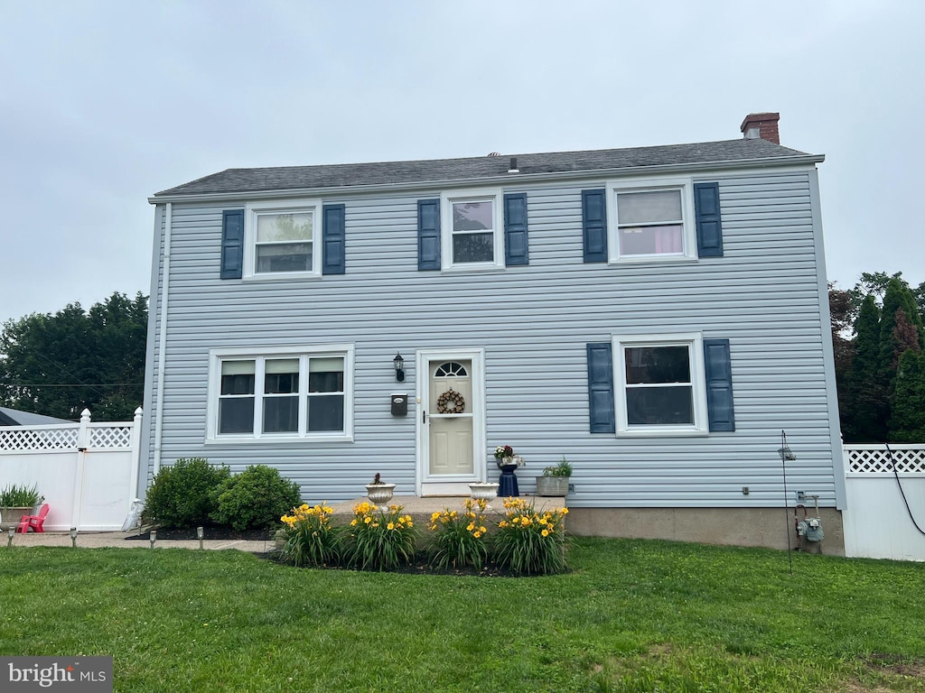 104 Scheivert Ave, Aston, PA 19014 - view of front of home featuring a chimney