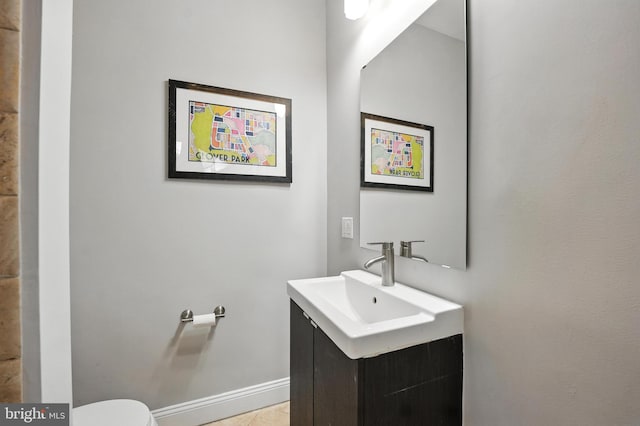 3831 Fulton St NW, Washington, DC 20007 - half bath with vanity and toilet
