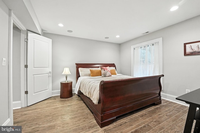 3831 Fulton St NW, Washington, DC 20007 - bedroom with wood finished floors and recessed lighting