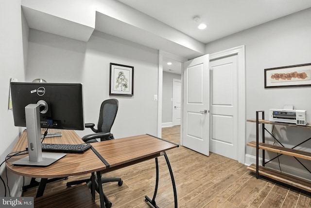 3831 Fulton St NW, Washington, DC 20007 - office space featuring light wood-style flooring and recessed lighting