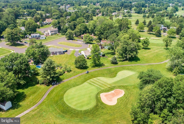 2381 Greensward S, Warrington, PA 18976 - aerial view of residential area with a local golf course and a tree filled landscape