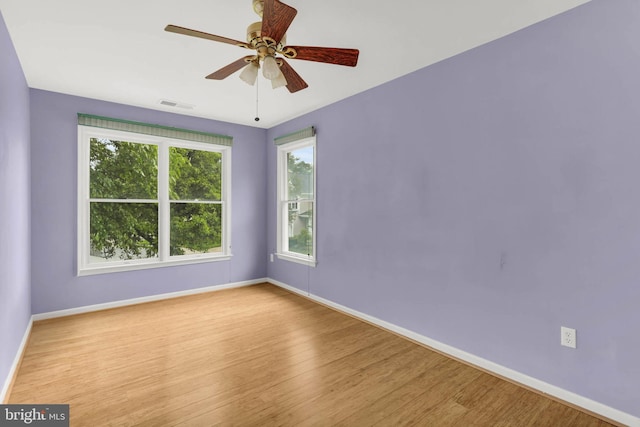 12177 Flowing Water Trl, Clarksville, MD 21029 - unfurnished room with wood finished floors and ceiling fan