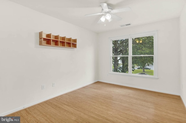 12177 Flowing Water Trl, Clarksville, MD 21029 - unfurnished room with wood finished floors and ceiling fan